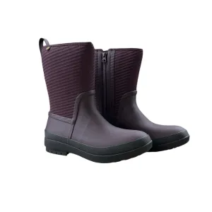 Bogs Schuhe Damen Crandall II Mid Zip Weinrot