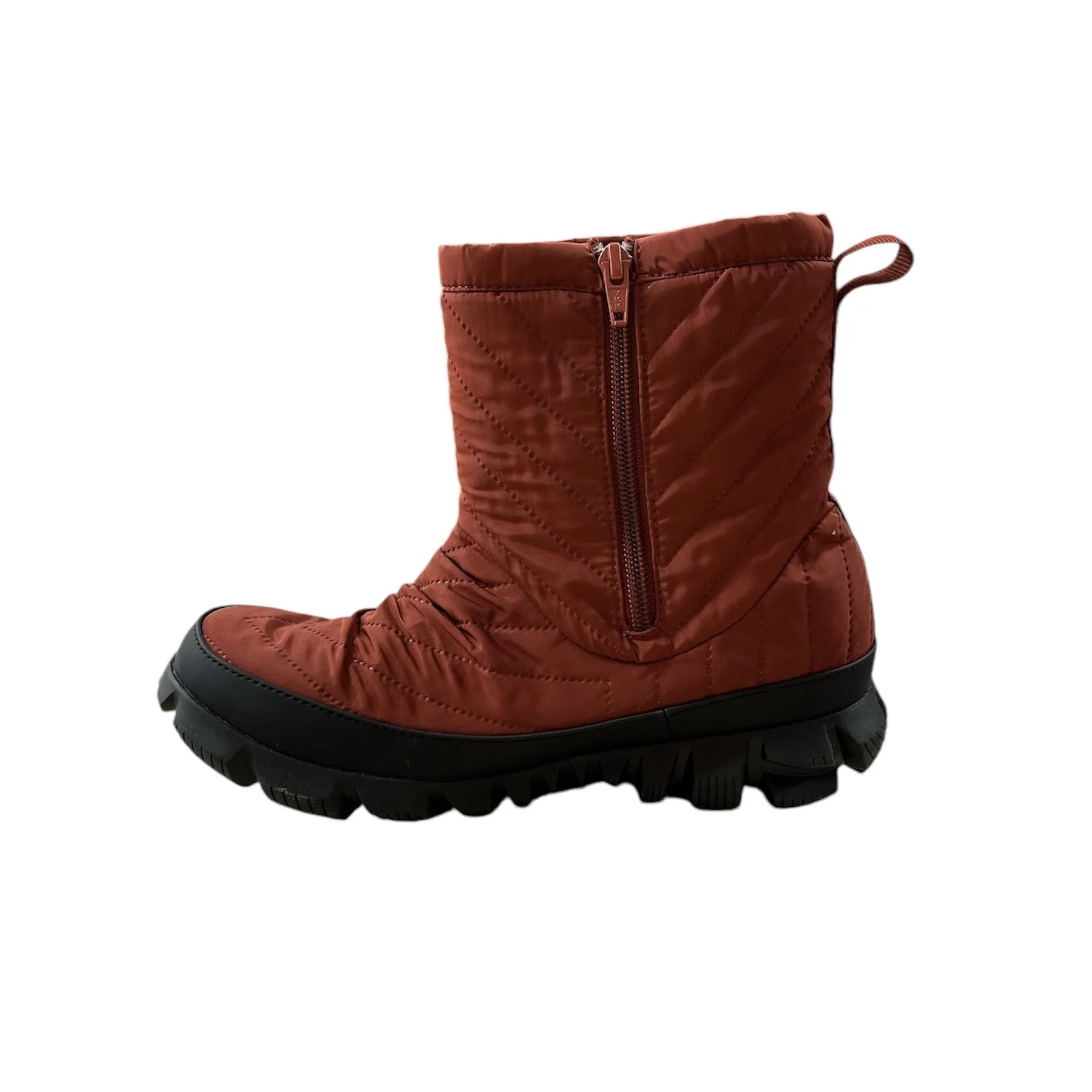 Bogs Schuhe Damen Snowcata Mid Rot
