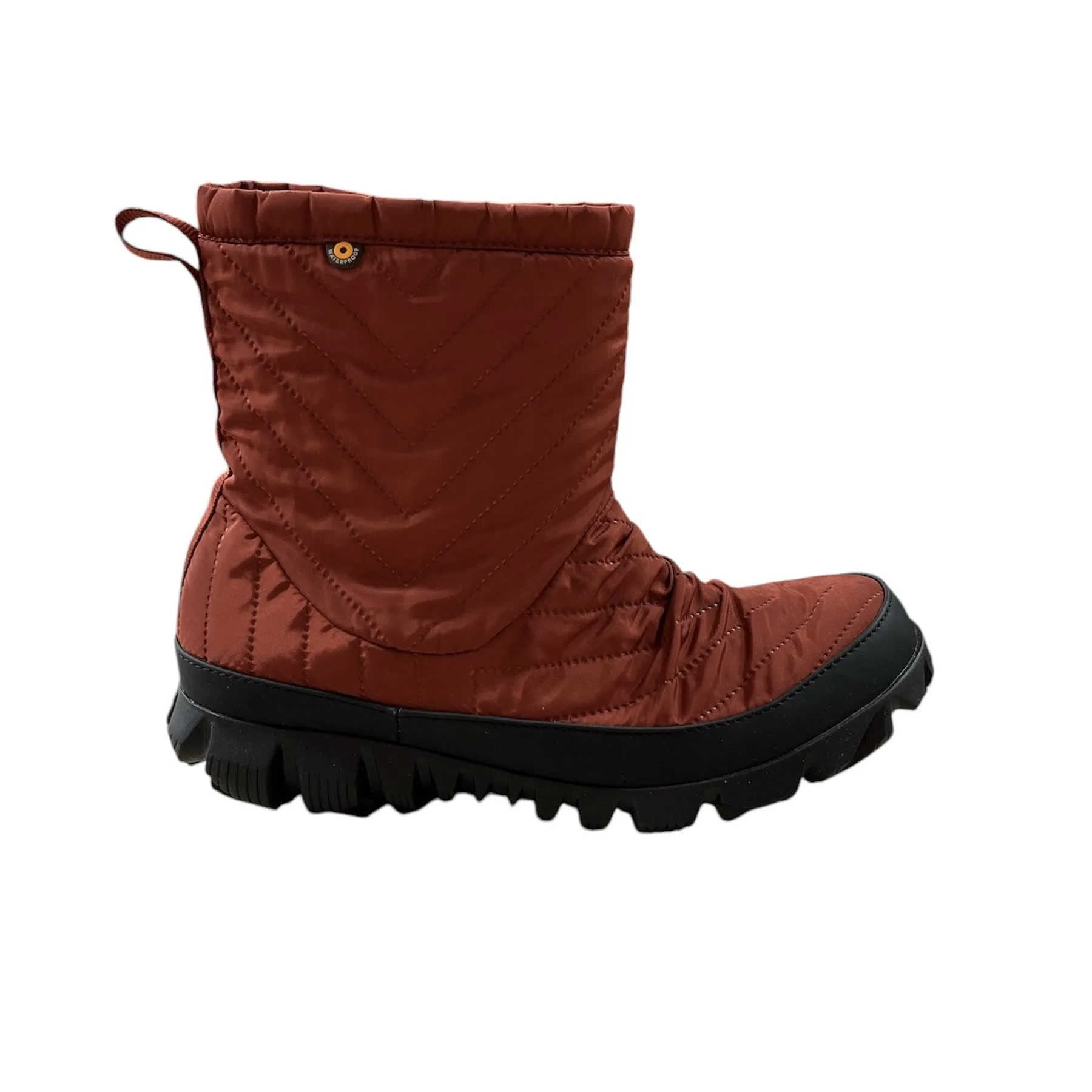 Bogs Schuhe Damen Snowcata Mid Rot