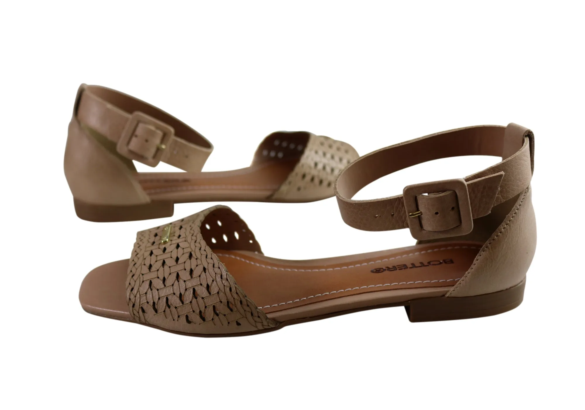 Bottero Nebraska Damen Bequeme Ledersandalen Hergestellt In Brasilien Bottero Schuhe