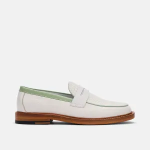 Calum White Mojito Leder-Penny-Loafer