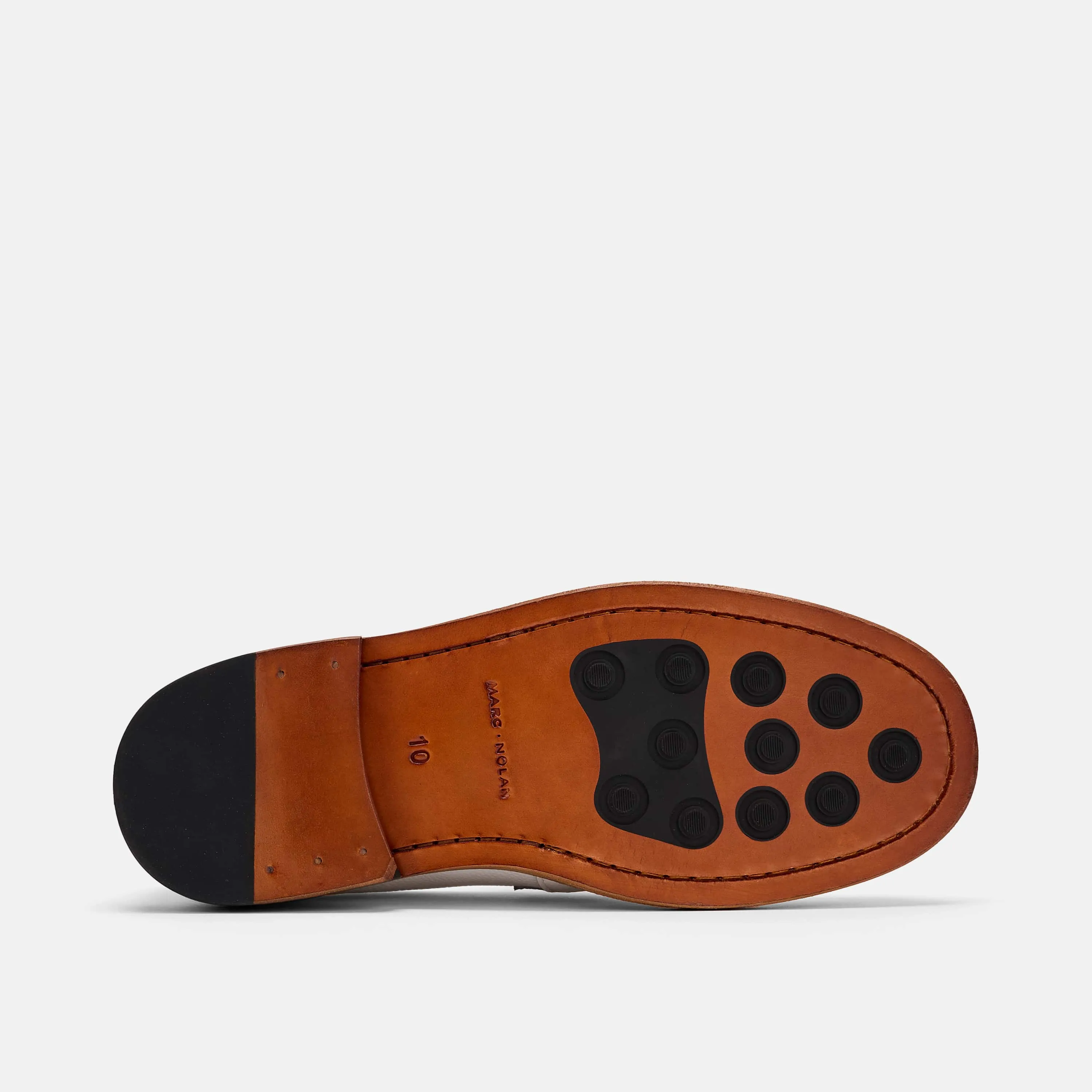 Calum White Mojito Leder-Penny-Loafer