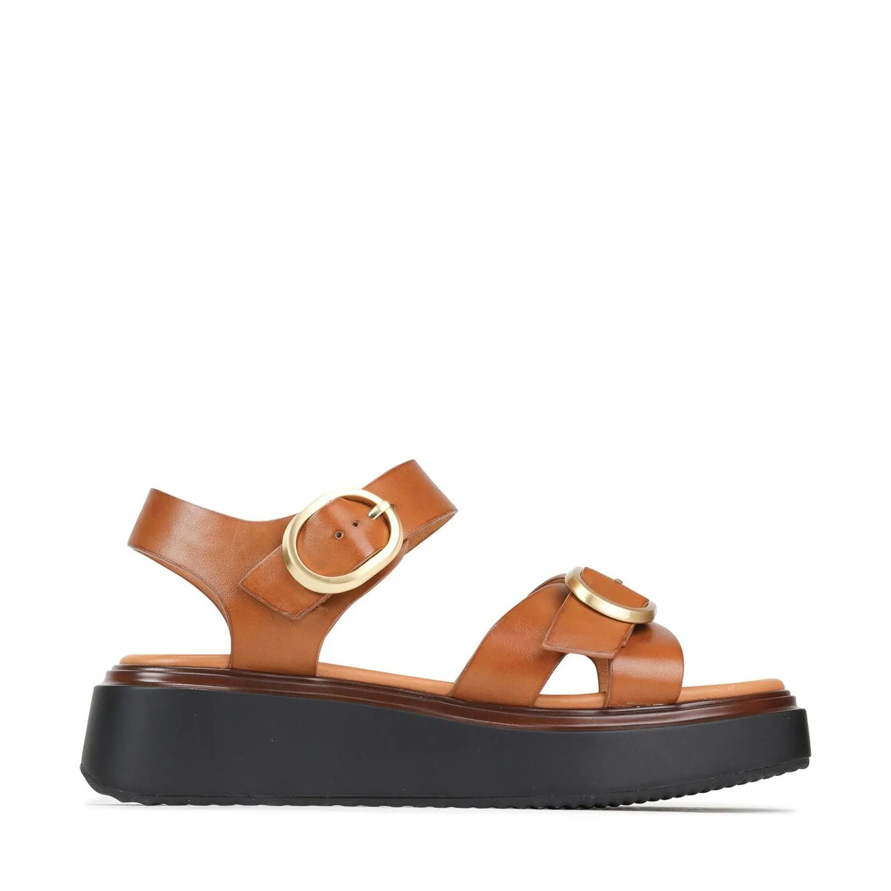 CARESE LEDER SANDALEN MIT KNÖCHELBAND