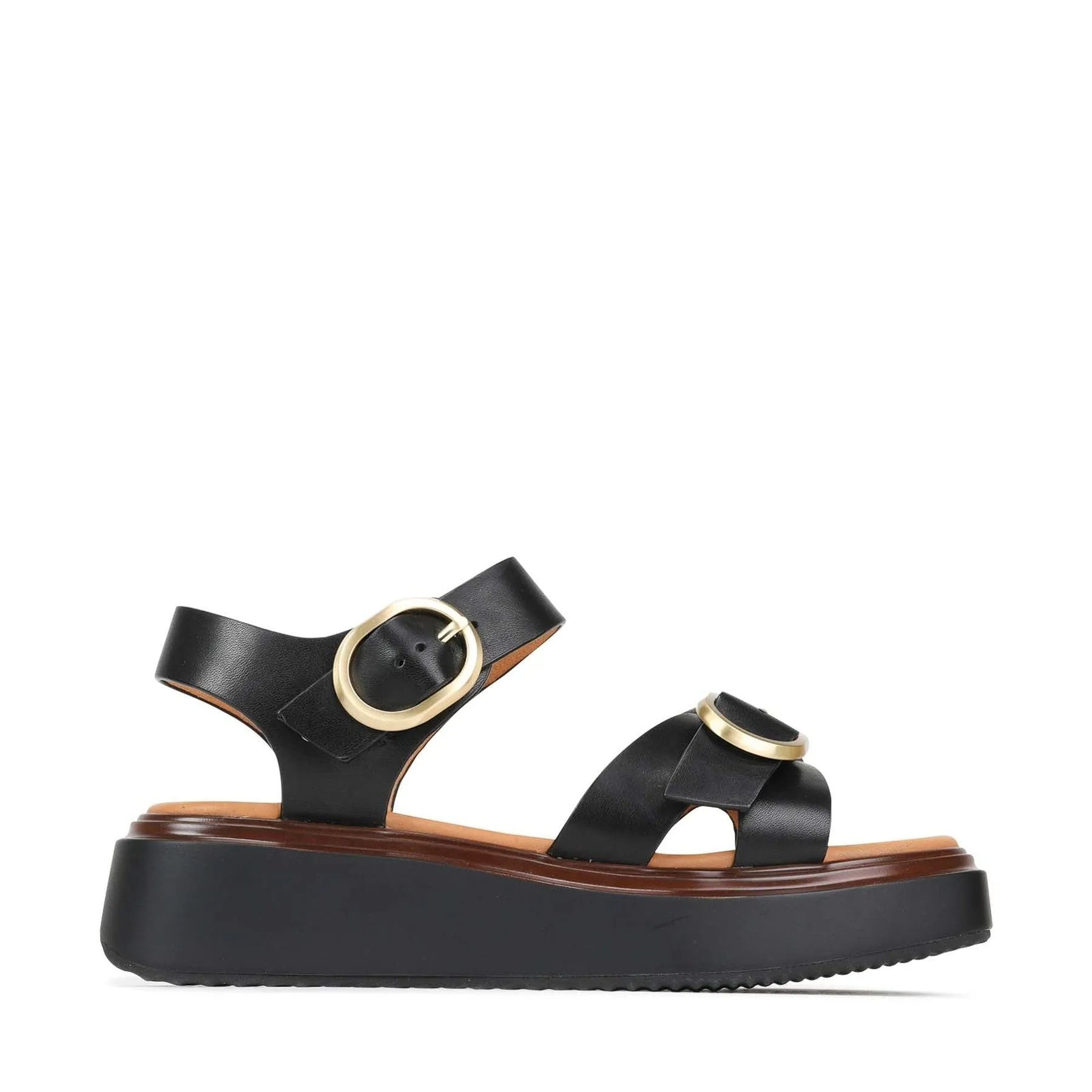 CARESE LEDER SANDALEN MIT KNÖCHELBAND