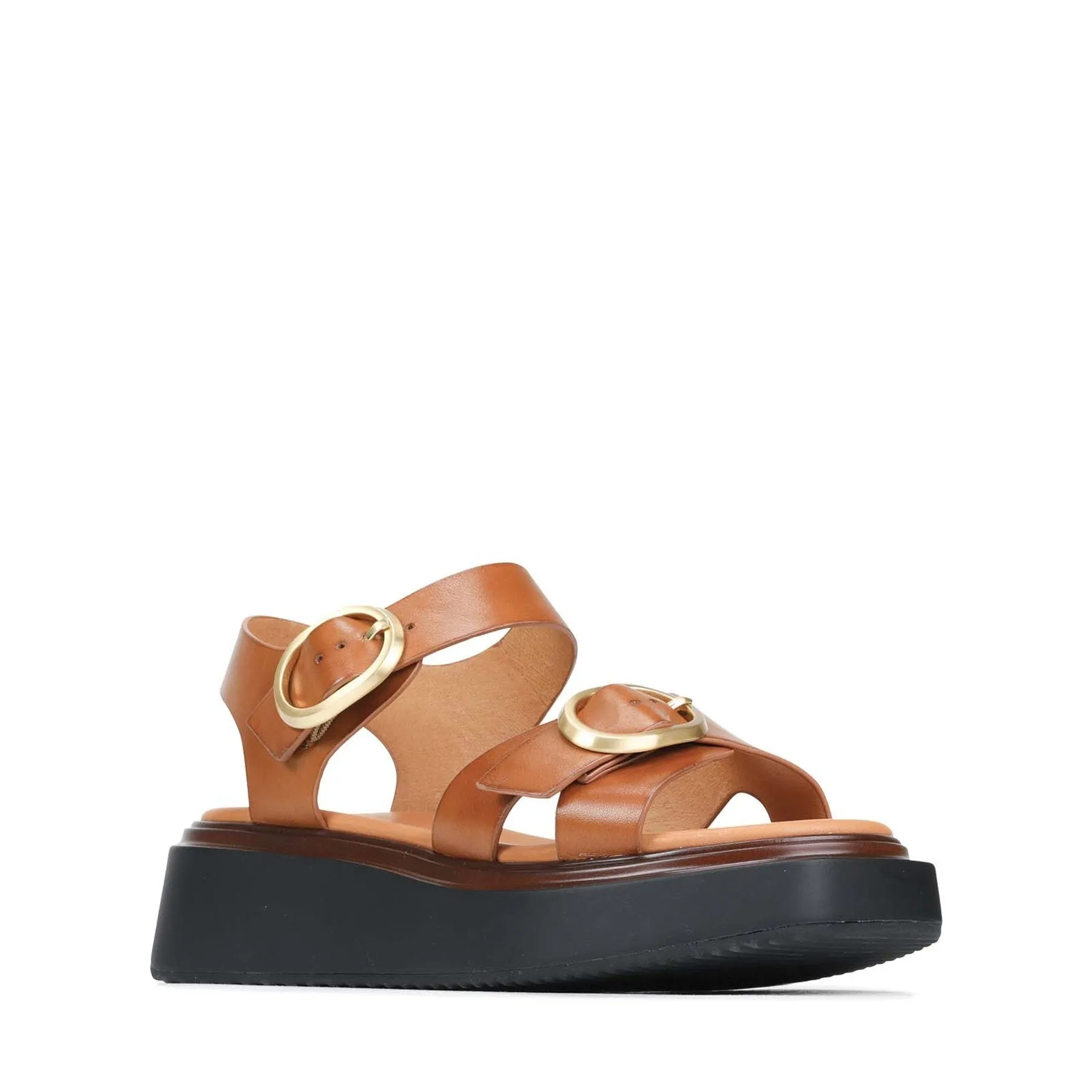 CARESE LEDER SANDALEN MIT KNÖCHELBAND