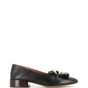 Chloé Shoes Kiss Loafer, Schwarz