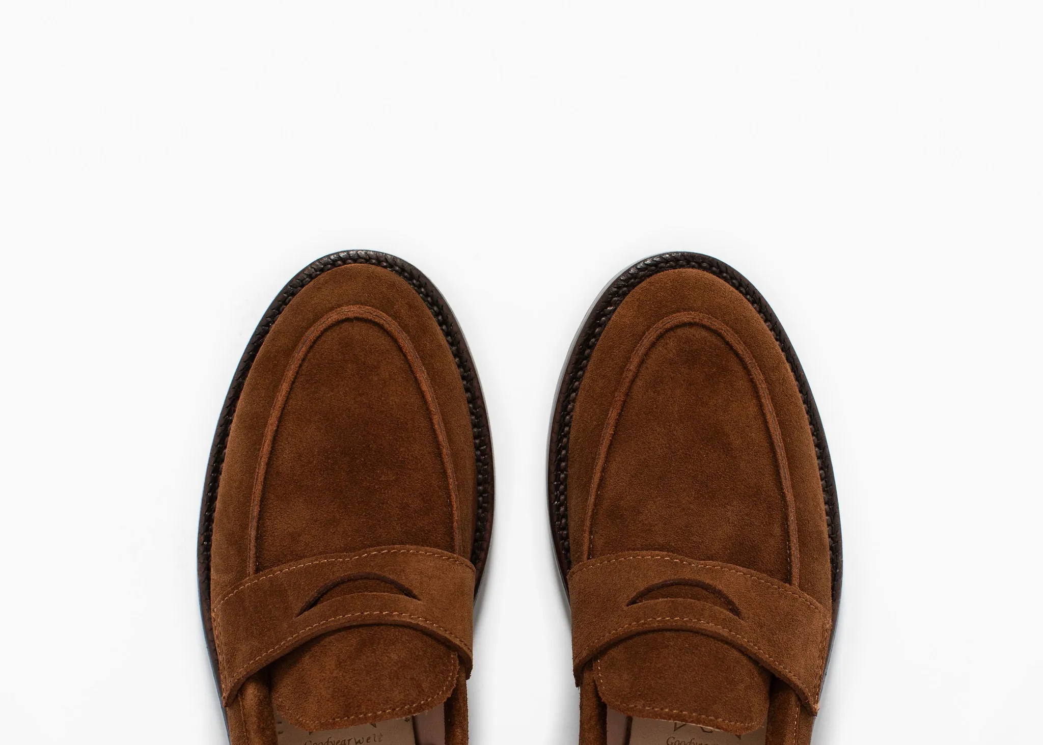 Clara Penny Loafer Bourbon Wildleder