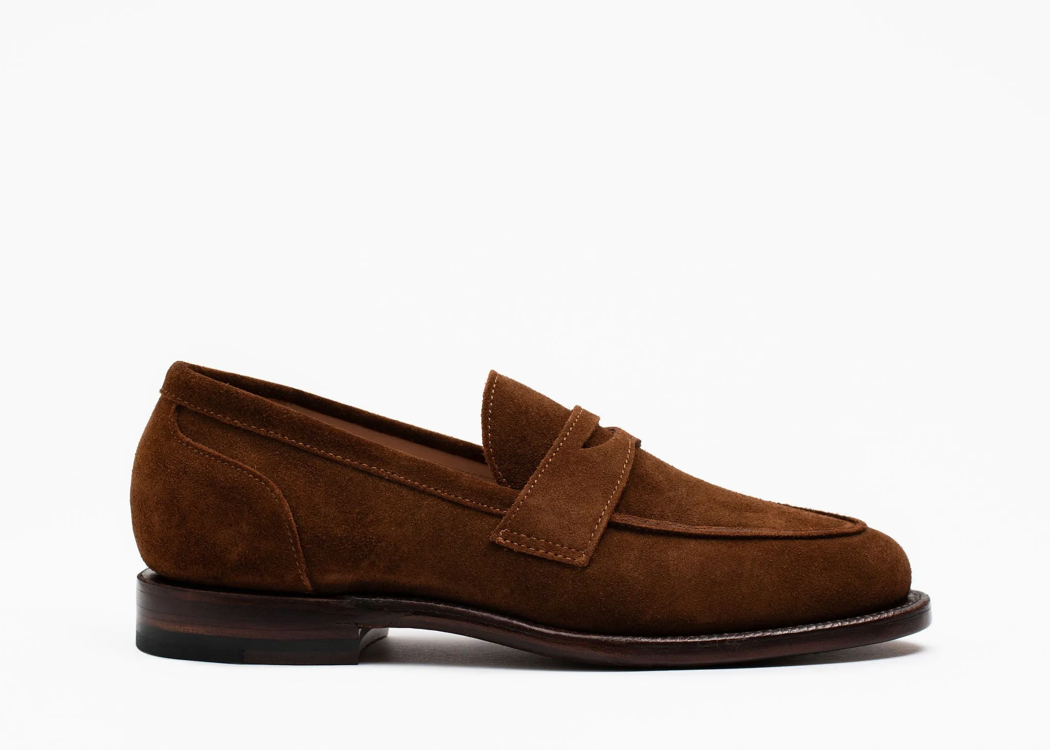 Clara Penny Loafer Bourbon Wildleder