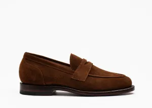 Clara Penny Loafer Bourbon Wildleder