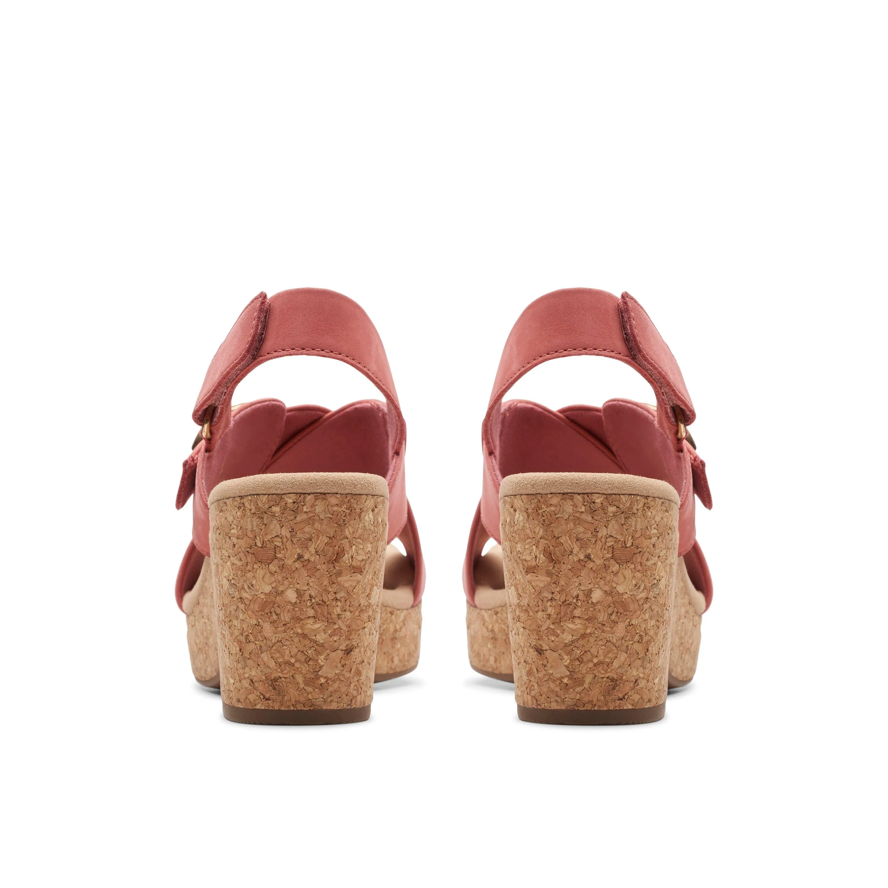 Clarks Giselle Dove in Rosa Nubuk