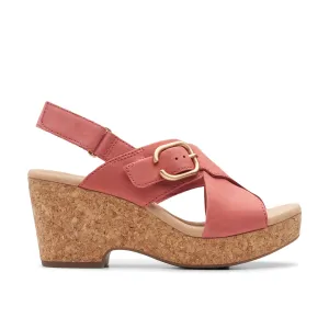 Clarks Giselle Dove in Rosa Nubuk