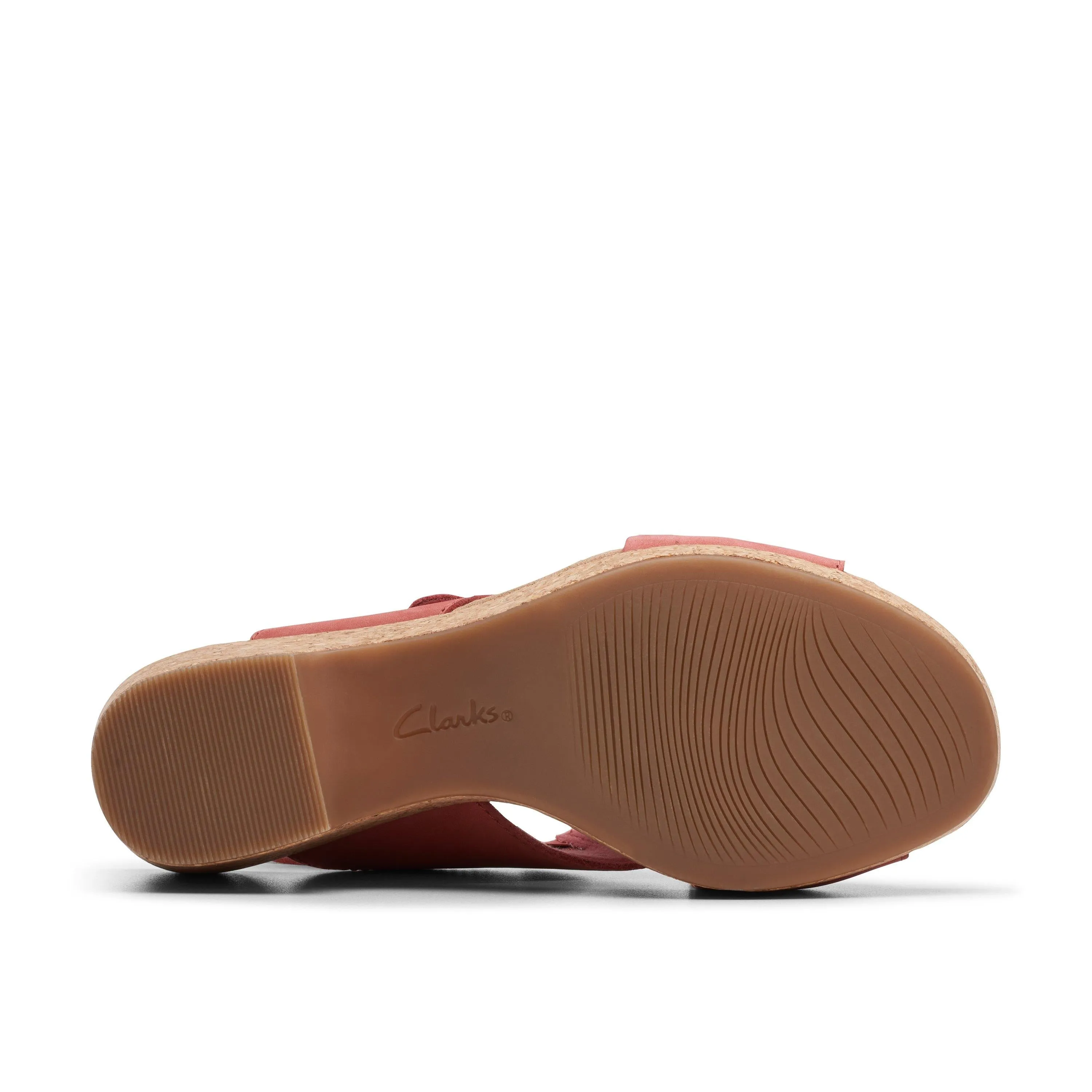 Clarks Giselle Dove in Rosa Nubuk