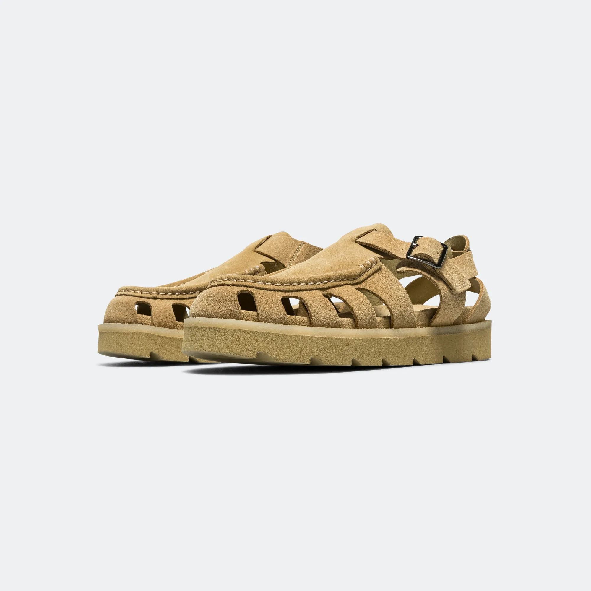 Clarks Schuhe Meare Schnalle - Ahorn Wildleder
