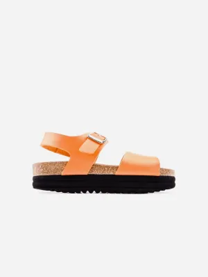 Clove Damen Vegane Plateausandalen | Orange