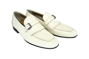 Corrente Hirschleder Slip-On Loafer Beige