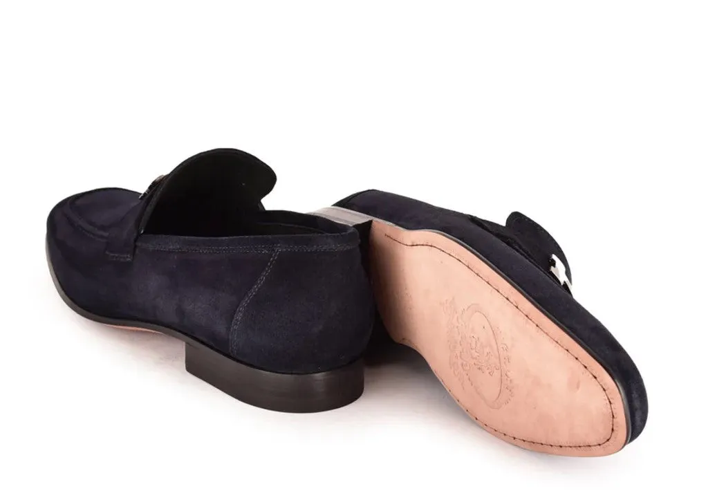 Corrente Wildleder-Loafer Marineblau