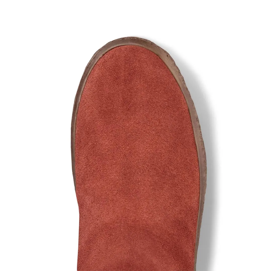 Cougar - Damen Winterstiefel aus echtem Lammfell mit wasserdichter Besen-Suede-Oberfläche (BROOM-RUSSET)