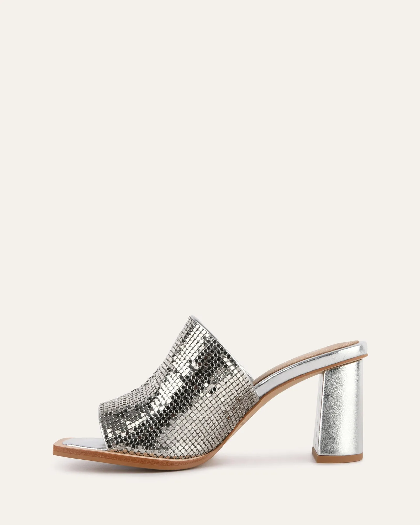 CUPID HIGH HEEL SANDALEN SILBER