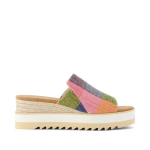 Diana Picknick-Karo-Pantoffel-Sandalette