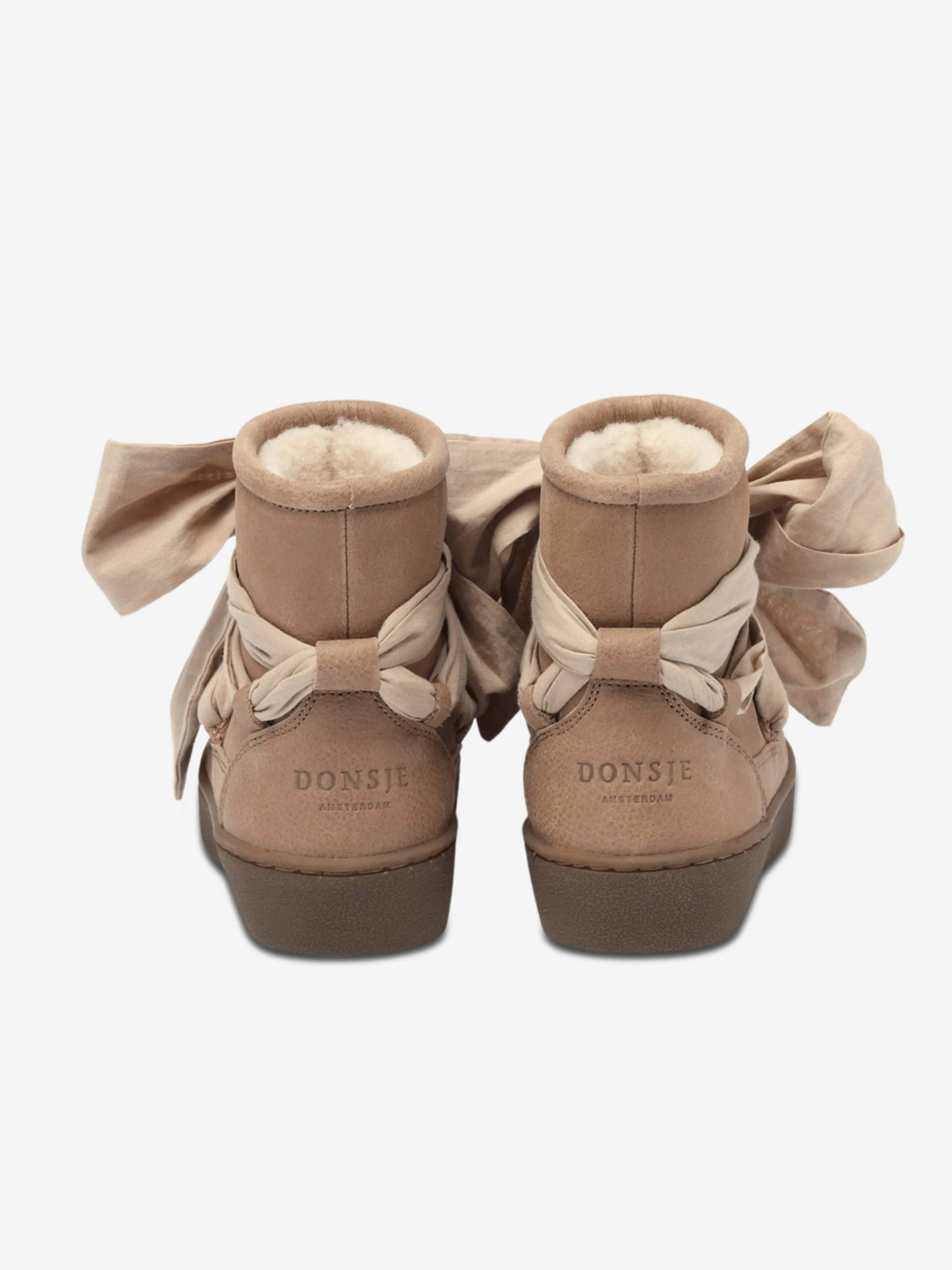 Donsje Mädchen Ganza Stiefel in Braun