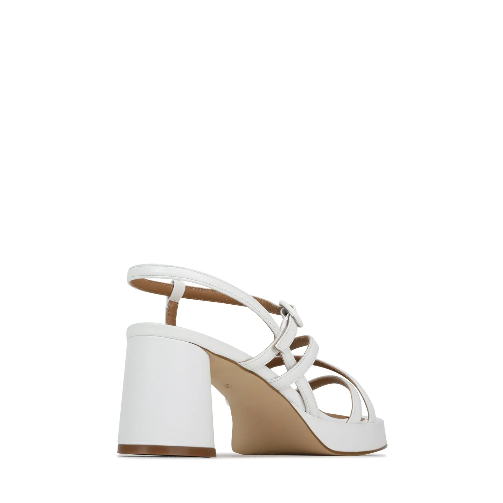 DORIANO LEDER ABSATZ SANDALEN