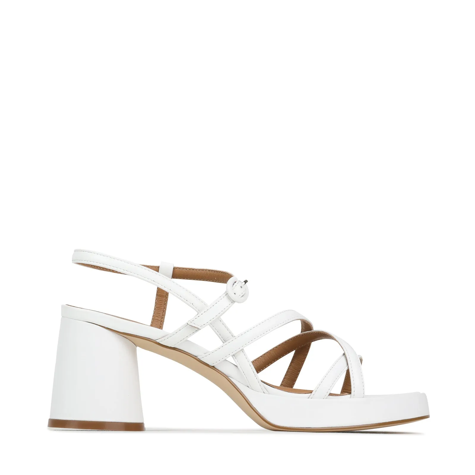DORIANO LEDER ABSATZ SANDALEN