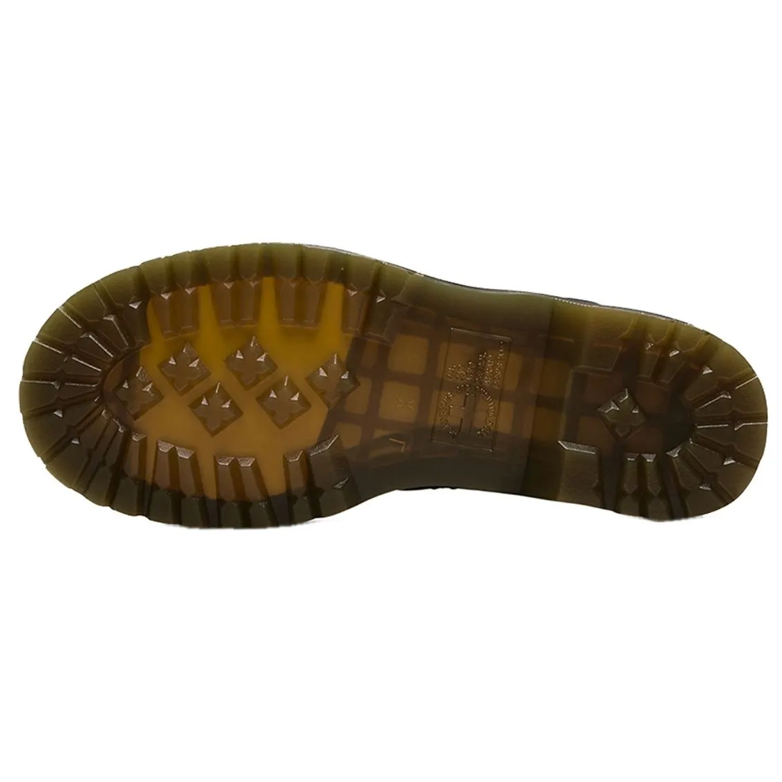 Dr. Martens 1460 Serena Kunstpelz gefütterte polierte Wyoming-Leder Damen Knöchelstiefel