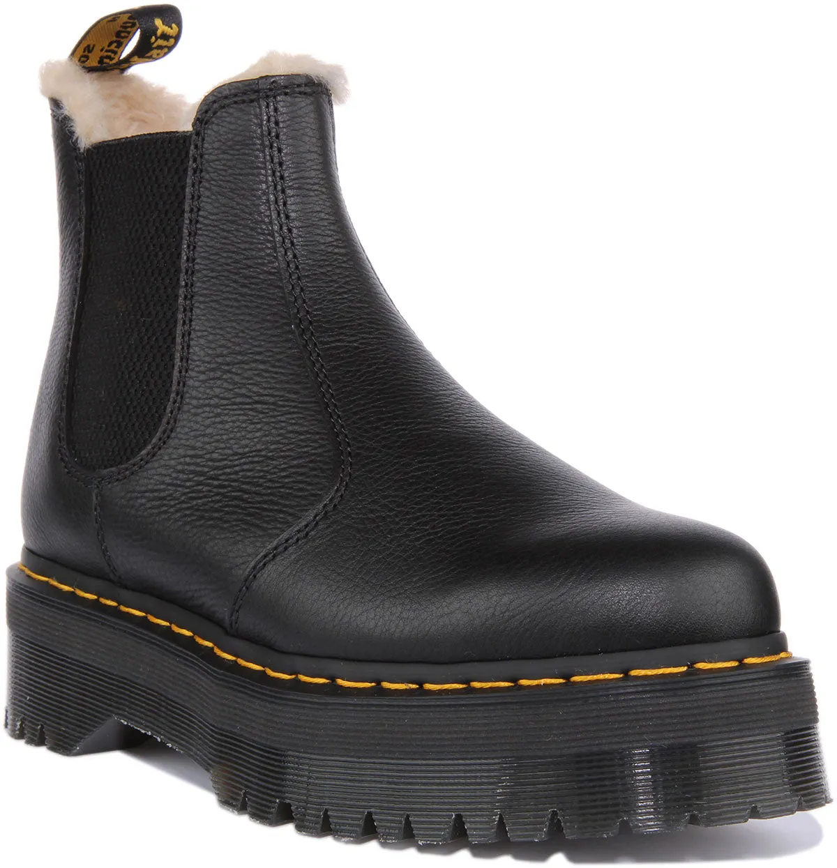 Dr. Martens 2976 Quad Pelzgefüttert In Schwarz Schuhe Dr. Martens