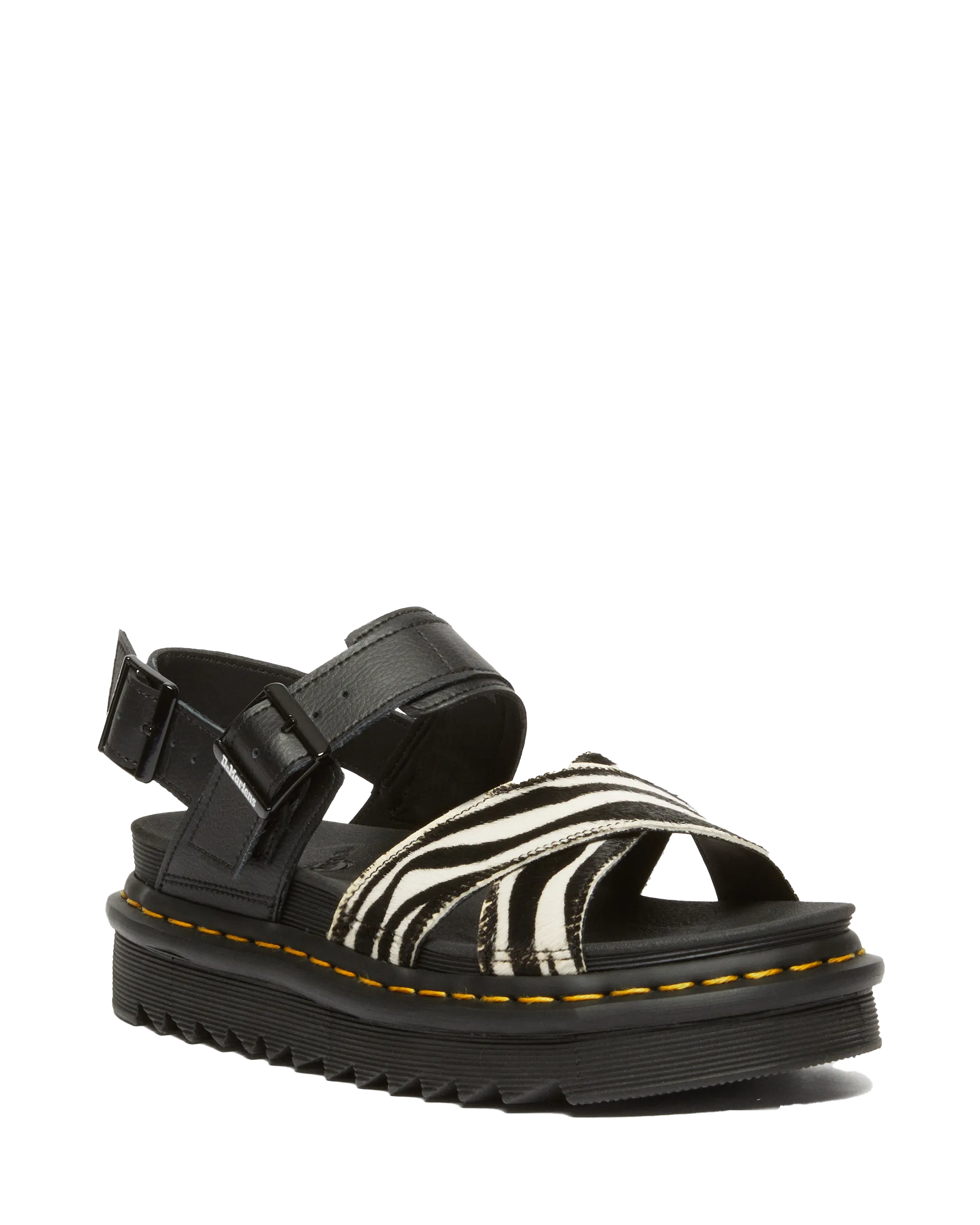Dr. Martens Schuhe Voss II Sandalen in Zebra & Schwarz