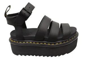 Dr. Martens Damen Blaire Quad Hydro Leder Plateau-Sandalen Dr. Martens Schuhe