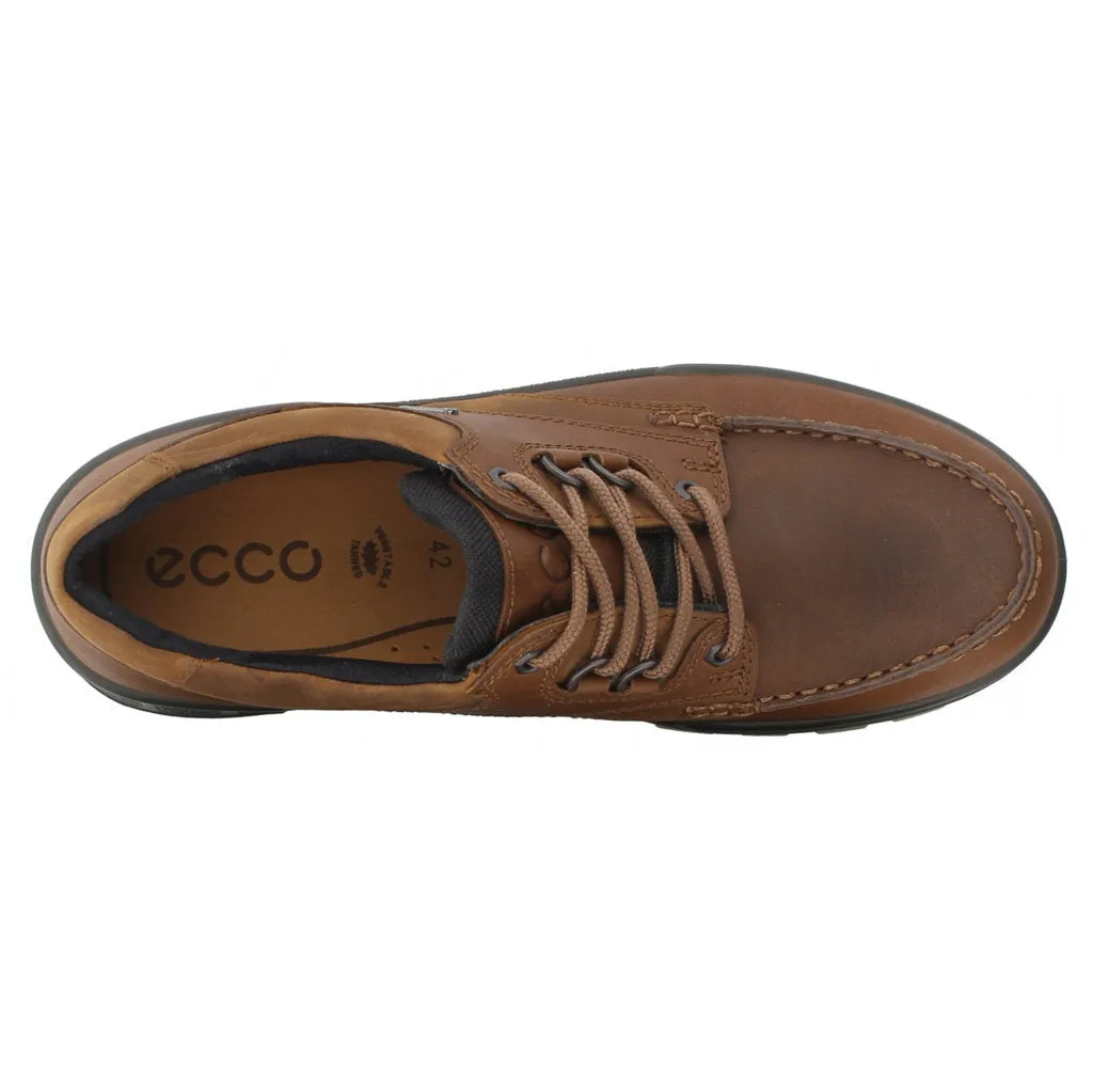 Ecco Track 25 Low GTX wasserdichte Herrenschuhe aus Vollnarbenleder Ecco Schuhe