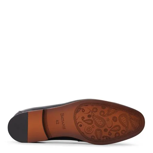 Ethan Schwarzes Kalbsleder-Loafer