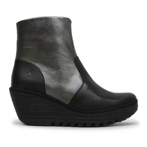 Fly London YUXI506FLY Dublin Idra Leder Stiefeletten für Damen
