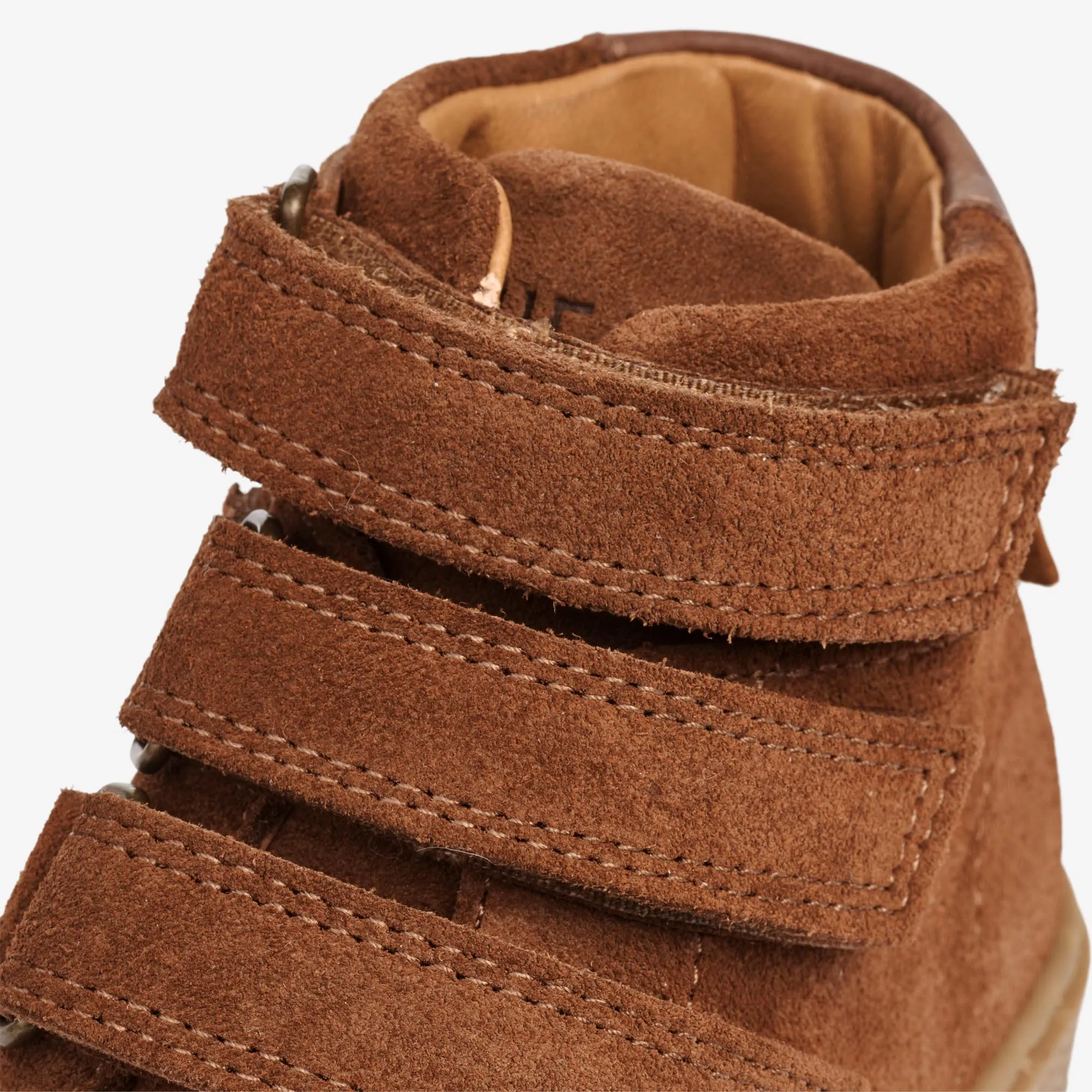 Gerd Tex Klettverschluss-Stiefelette - cognac