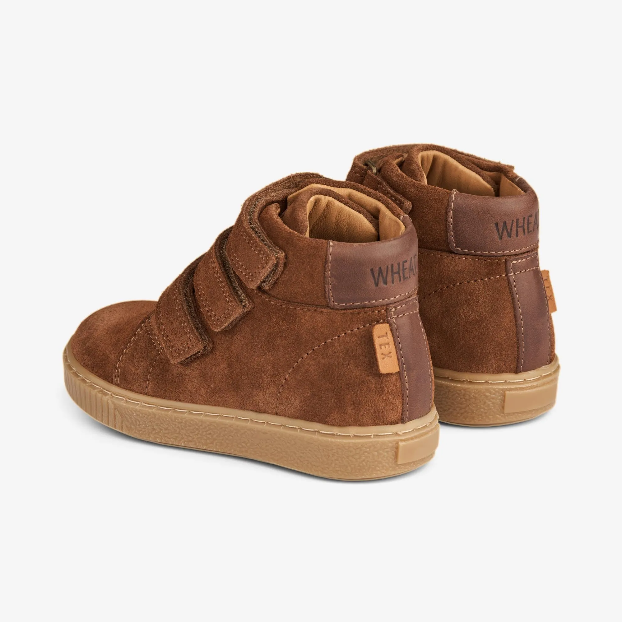 Gerd Tex Klettverschluss-Stiefelette - cognac