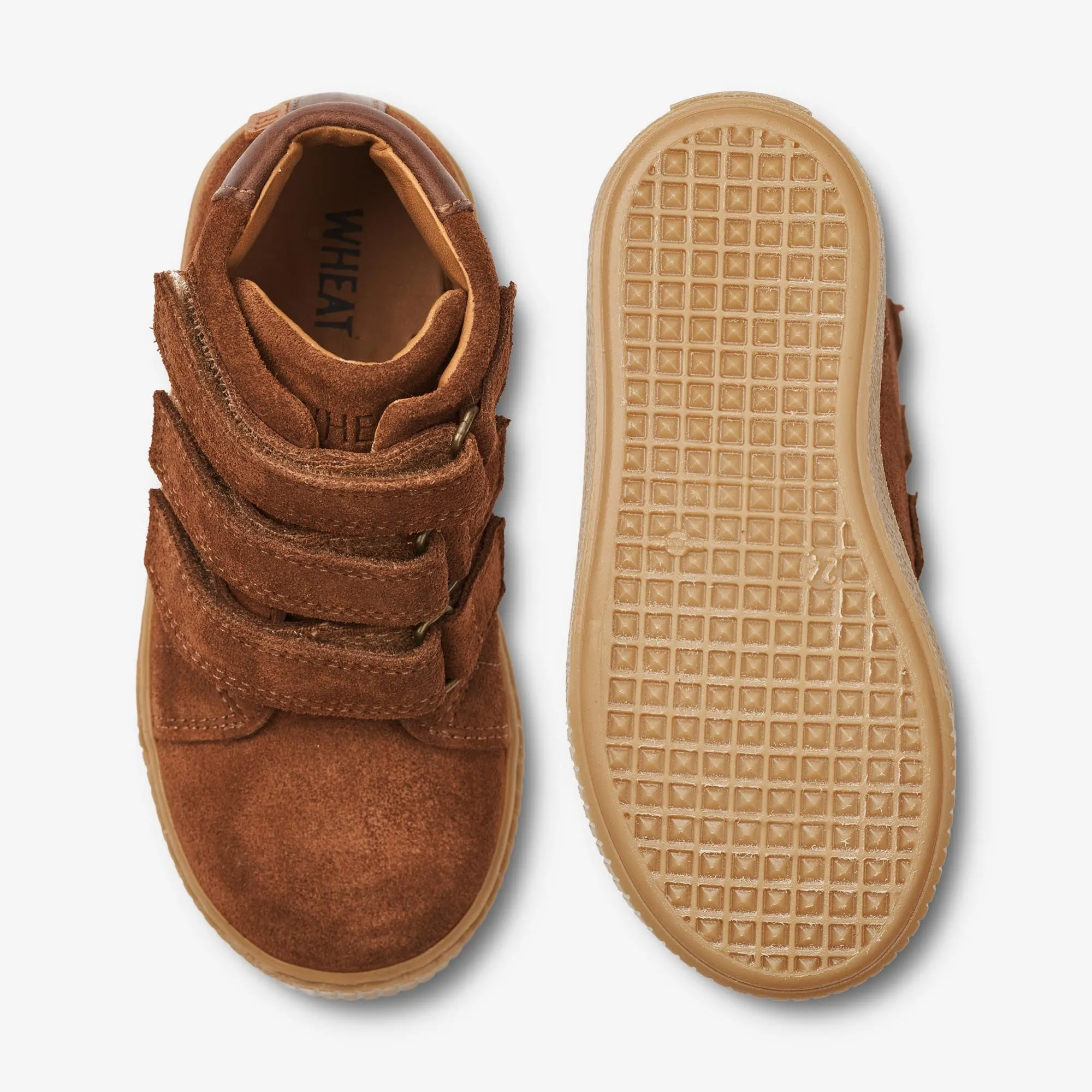 Gerd Tex Klettverschluss-Stiefelette - cognac