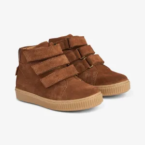 Gerd Tex Klettverschluss-Stiefelette - cognac