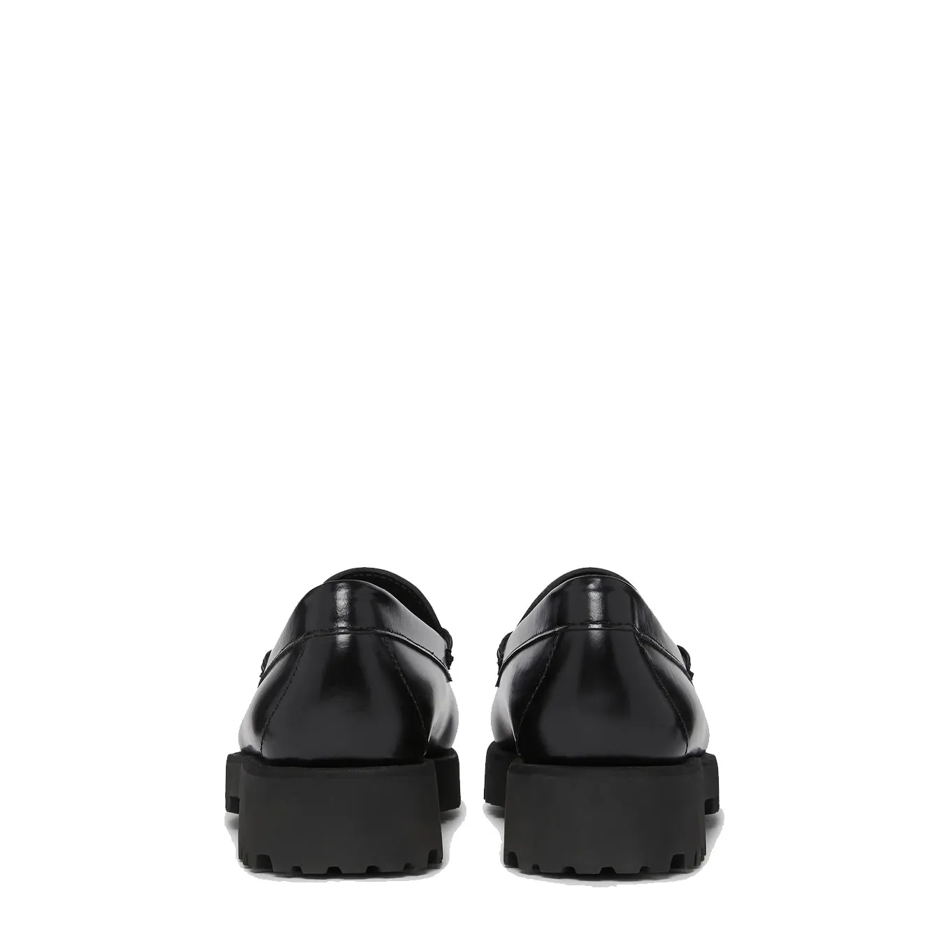 G.H.Bass Damen Weejuns 90er Jahre Penny Loafers Schwarz Leder