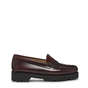 G.H.Bass Damen Weejuns 90er Jahre Penny Loafers Weinrot Leder G.H.Bass Schuhe