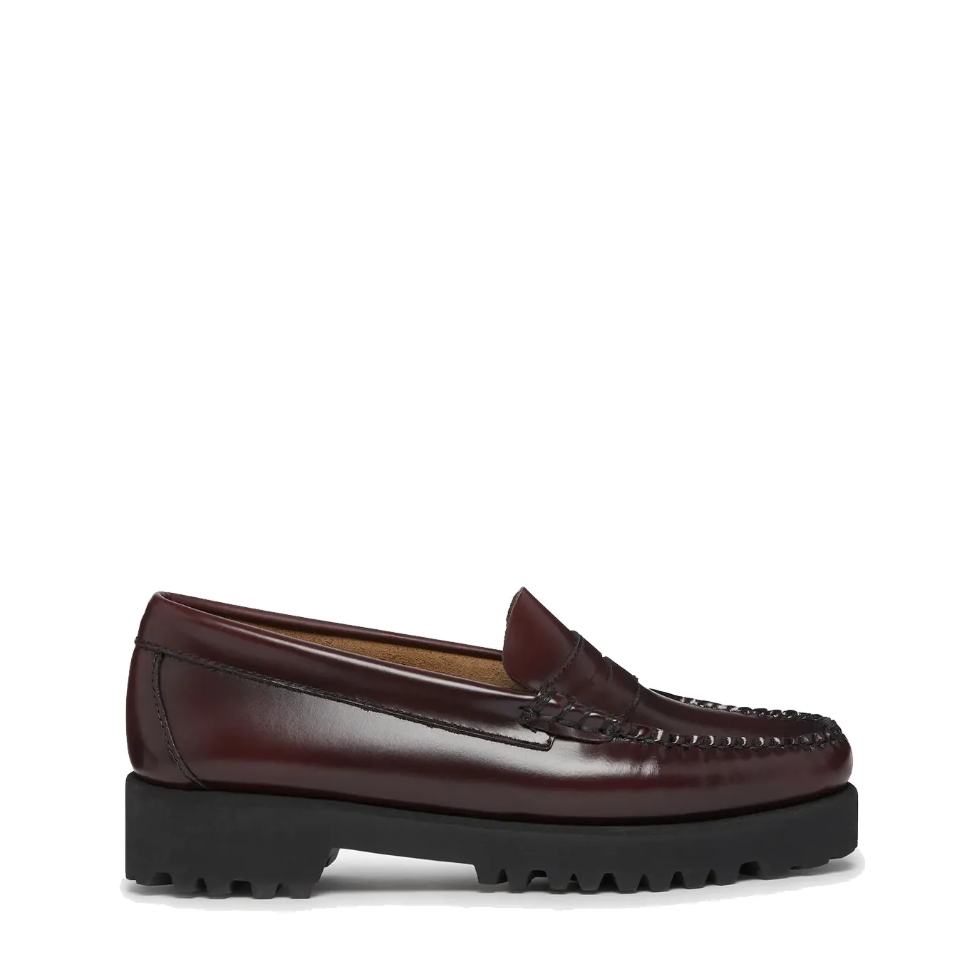 G.H.Bass Damen Weejuns 90er Jahre Penny Loafers Weinrot Leder G.H.Bass Schuhe