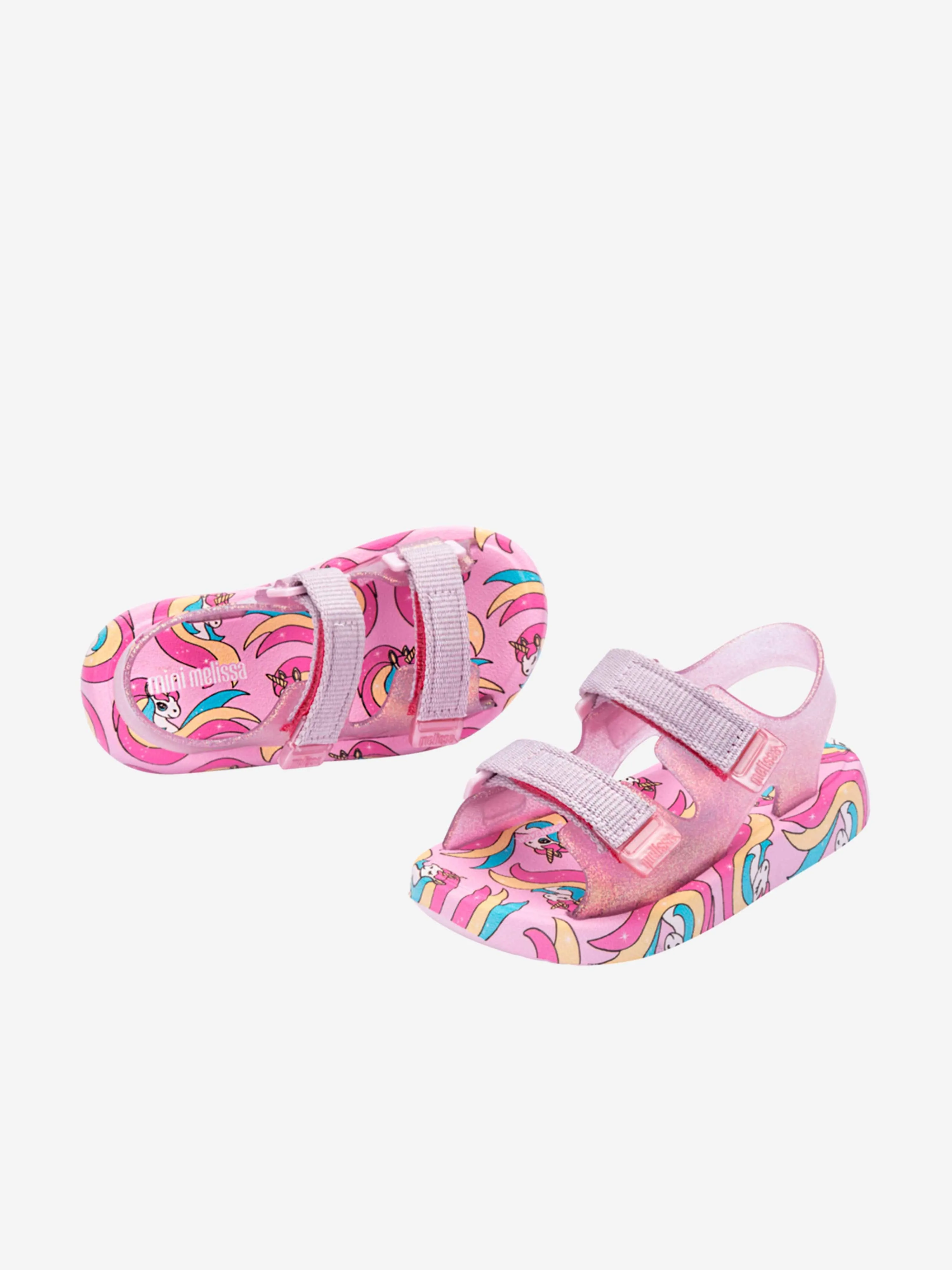 Mädchen Mix Einhorn Sandalen in Rosa