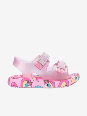 Mädchen Mix Einhorn Sandalen in Rosa