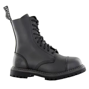 Grinders Stag Cs Derby Black Unisex Stiefel mit Stahlkappe