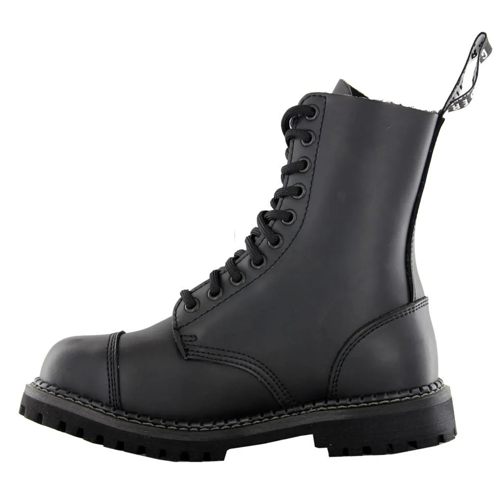 Grinders Stag Cs Derby Black Unisex Stiefel mit Stahlkappe