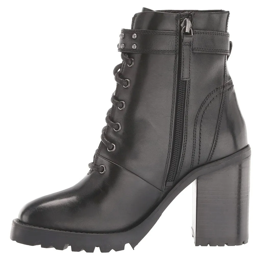 Harley Davidson Adina Vollnarbenleder Blockabsatz Damen-Reitstiefel