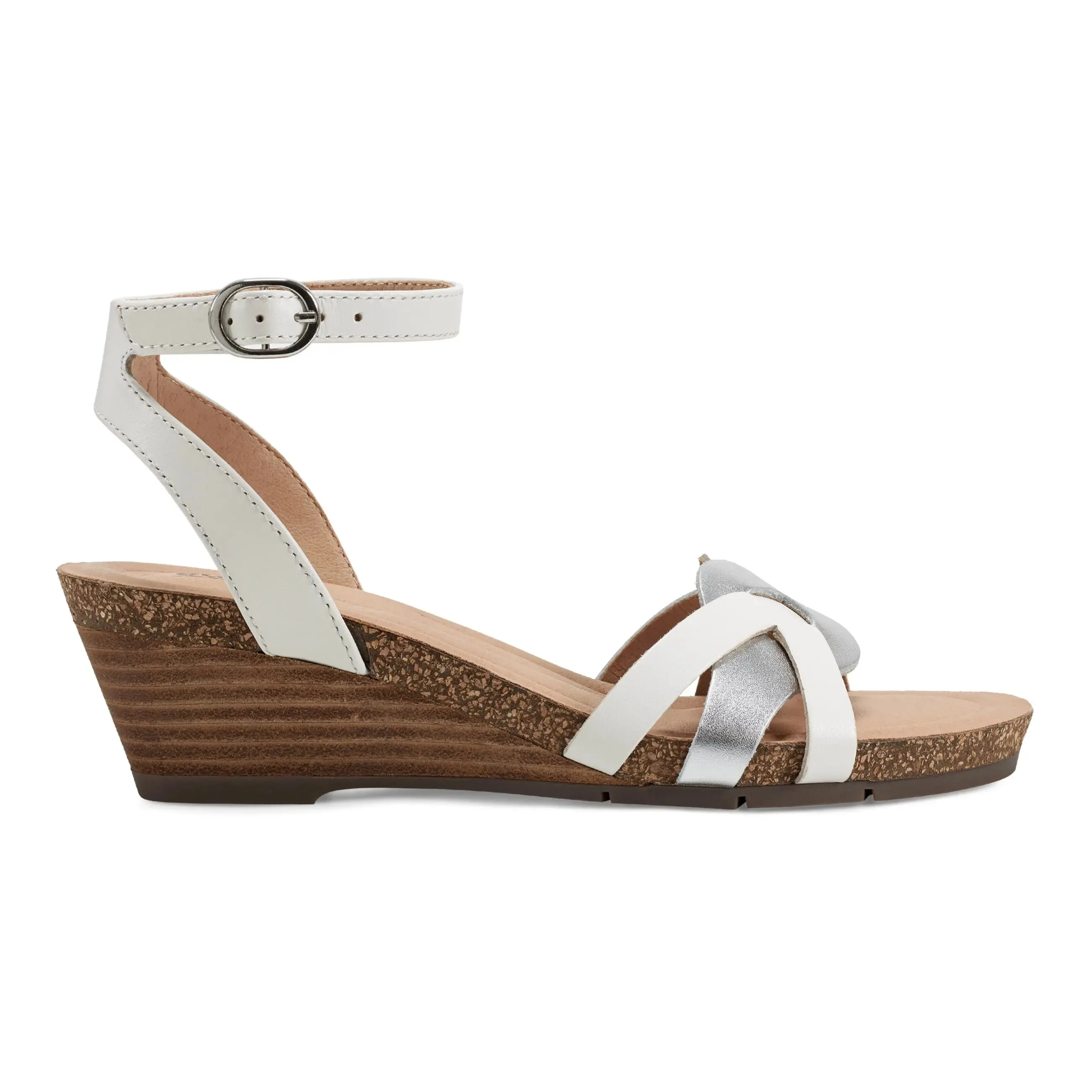 Herly Gewebte Riemchen-Sandalen mit Plateausohle