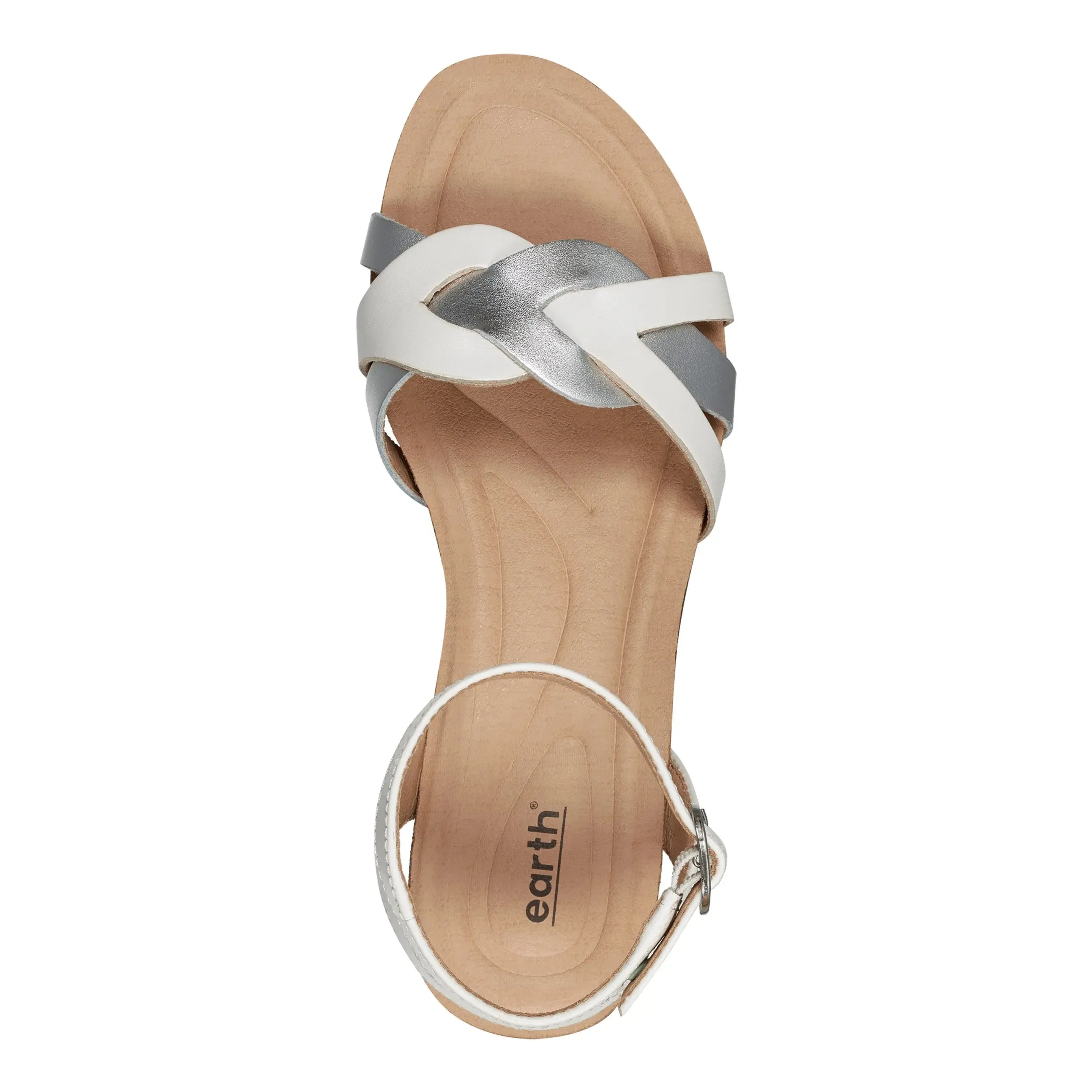 Herly Gewebte Riemchen-Sandalen mit Plateausohle