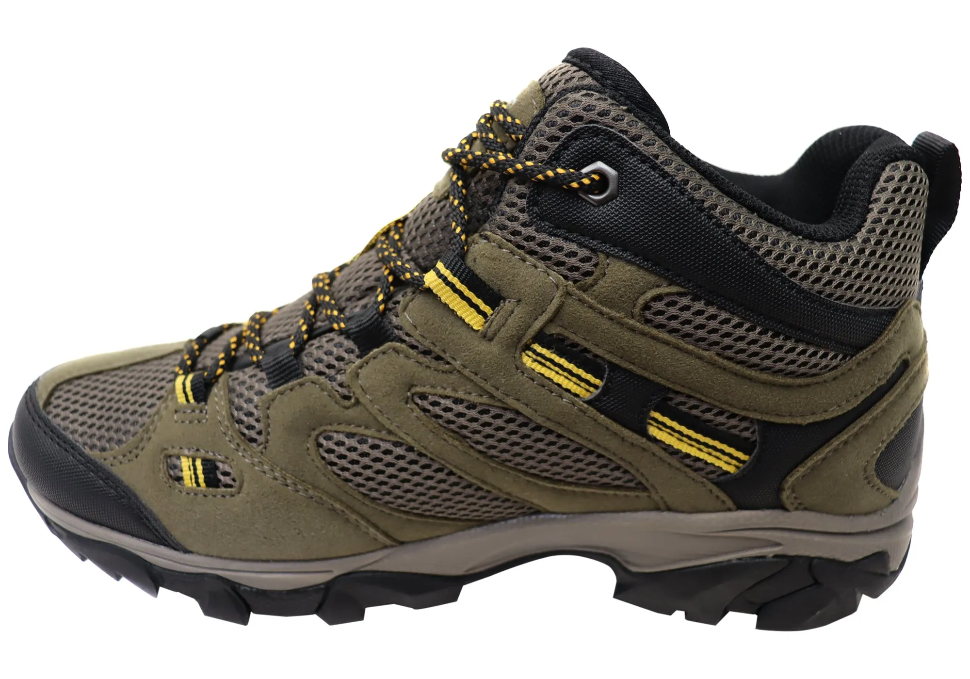 Hi Tec Herren Ravus Vent Lite Mid wasserdichte bequeme Wanderstiefel Hi Tec Schuhe