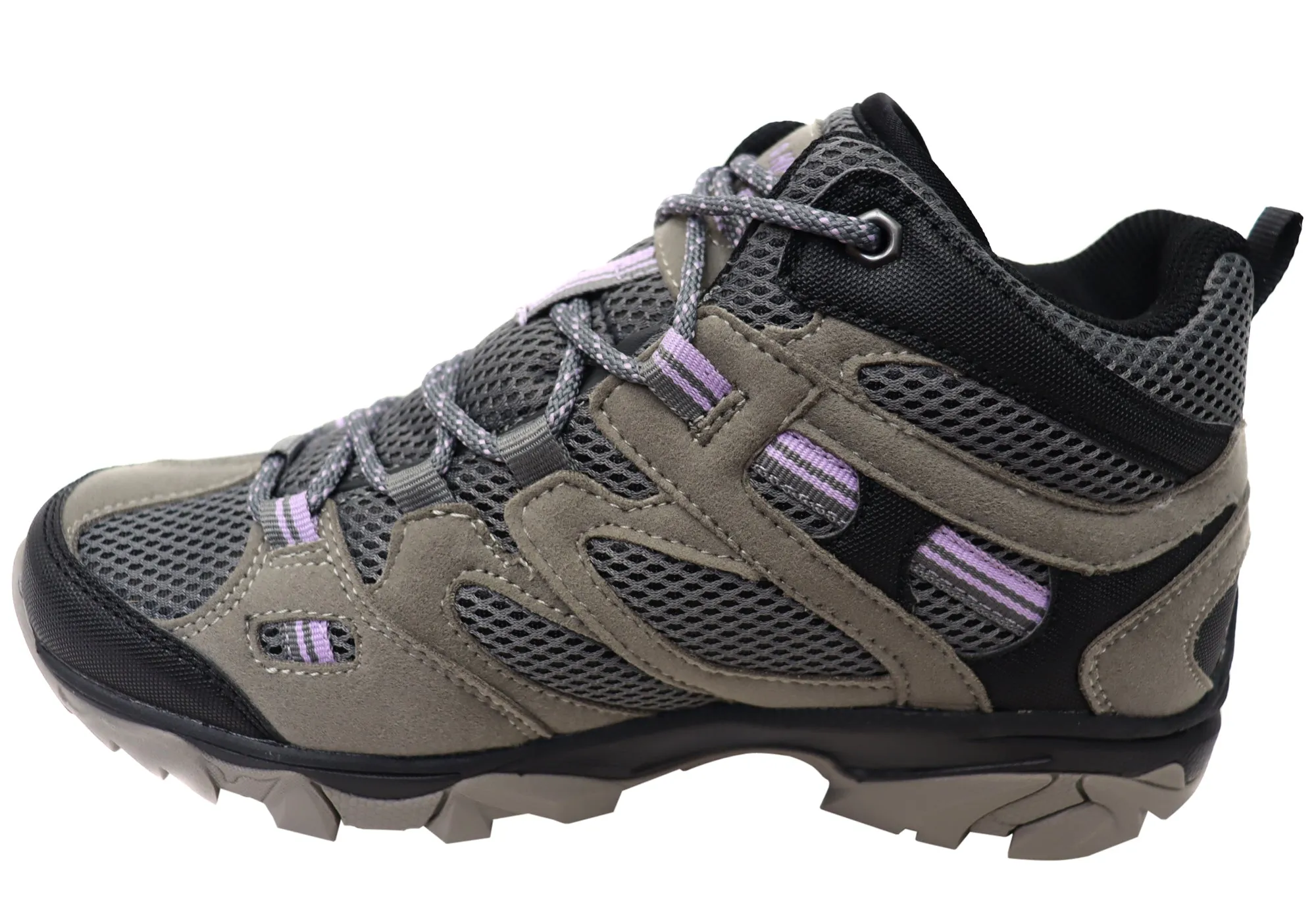 Hi Tec Damen Ravus Vent Lite Mid wasserdichte bequeme Wanderstiefel Hi Tec Schuhe