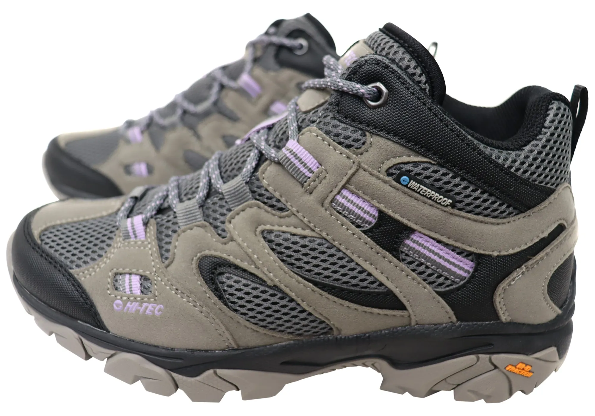Hi Tec Damen Ravus Vent Lite Mid wasserdichte bequeme Wanderstiefel Hi Tec Schuhe